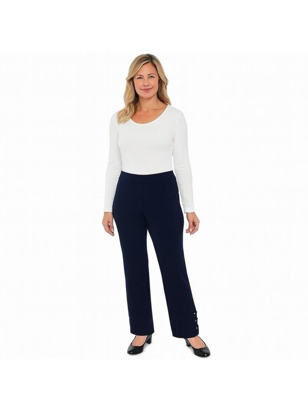 Est. 1946 Navy Blue Pull-On Pants XL | Elastic Waist Comfort Fit
